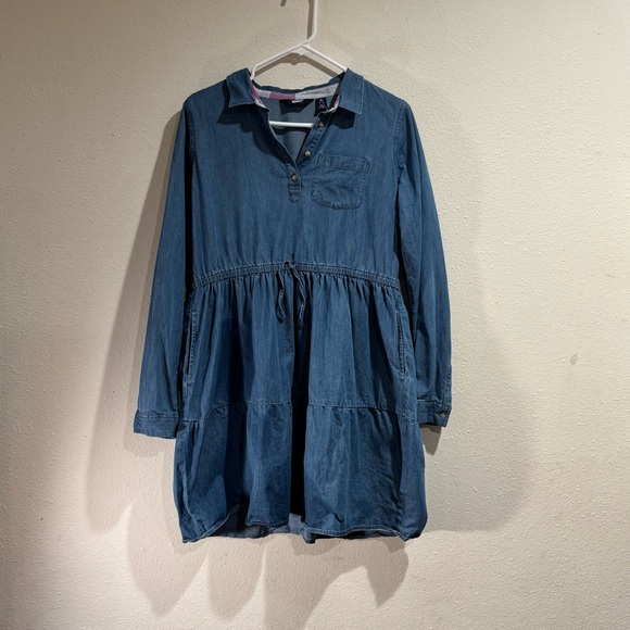 Lands' End Blue Denim Women’s Casual Dress - Picture 2 of 4